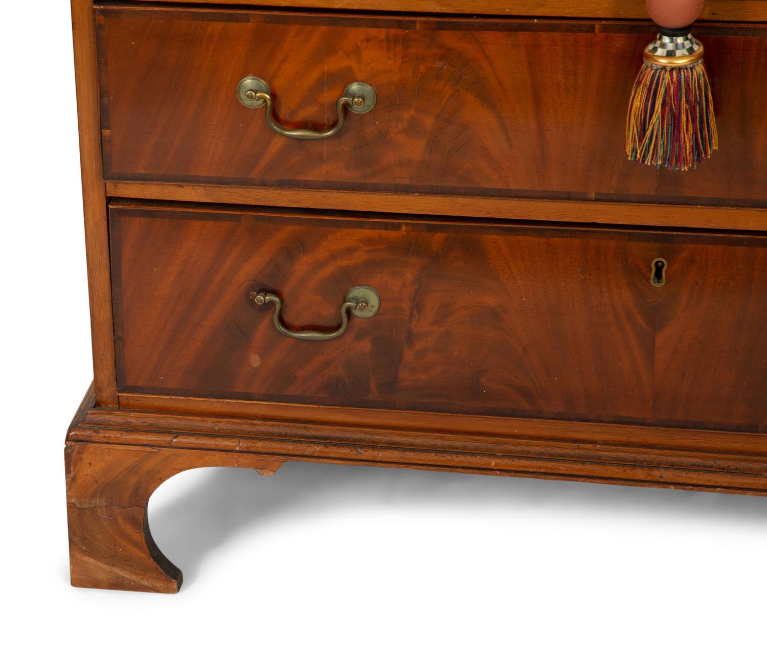 A George III Mahogany Secretary Desk