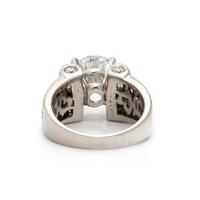JB STAR, DIAMOND AND PLATINUM RING