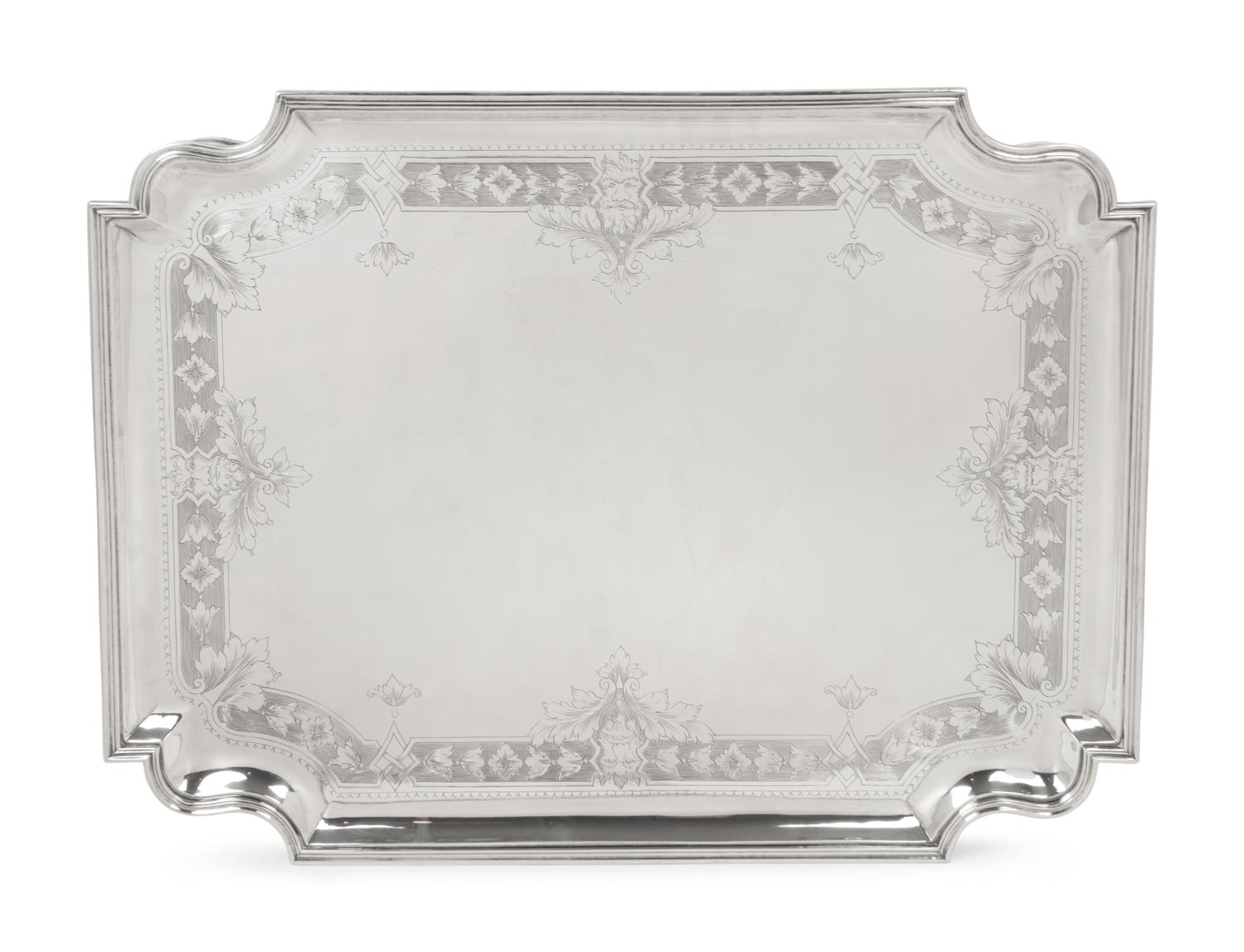 An English Silver Tray