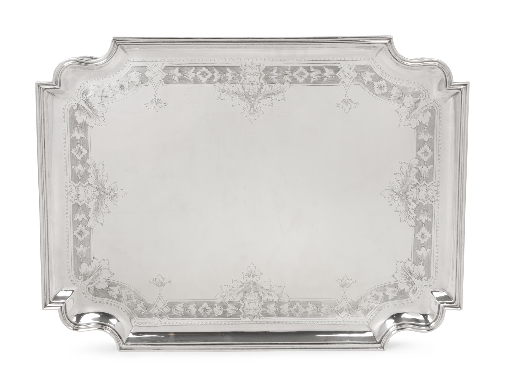 An English Silver Tray