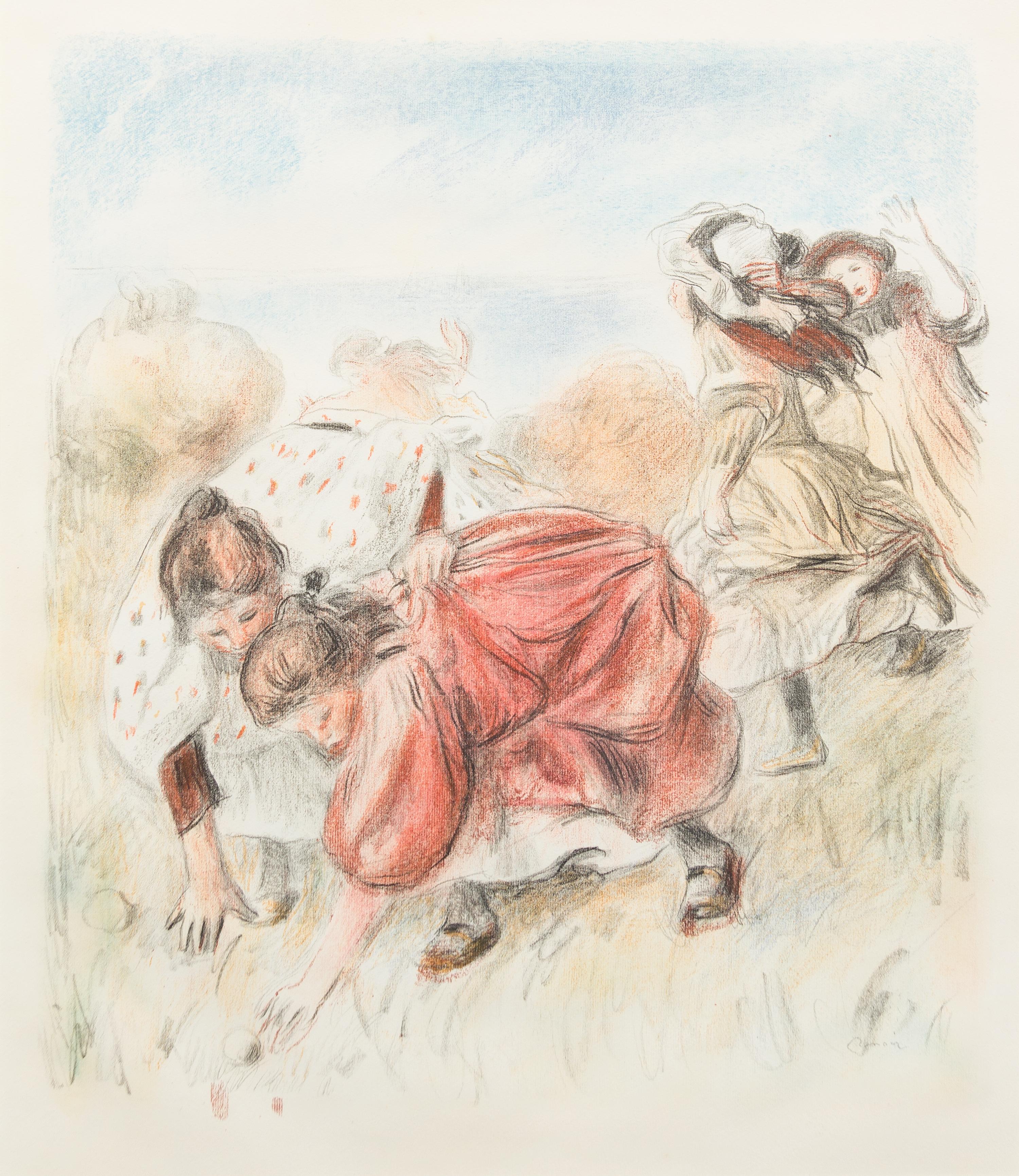 Pierre-Auguste Renoir, (French, 1841-1919), Enfants jouant a la balle, 1900