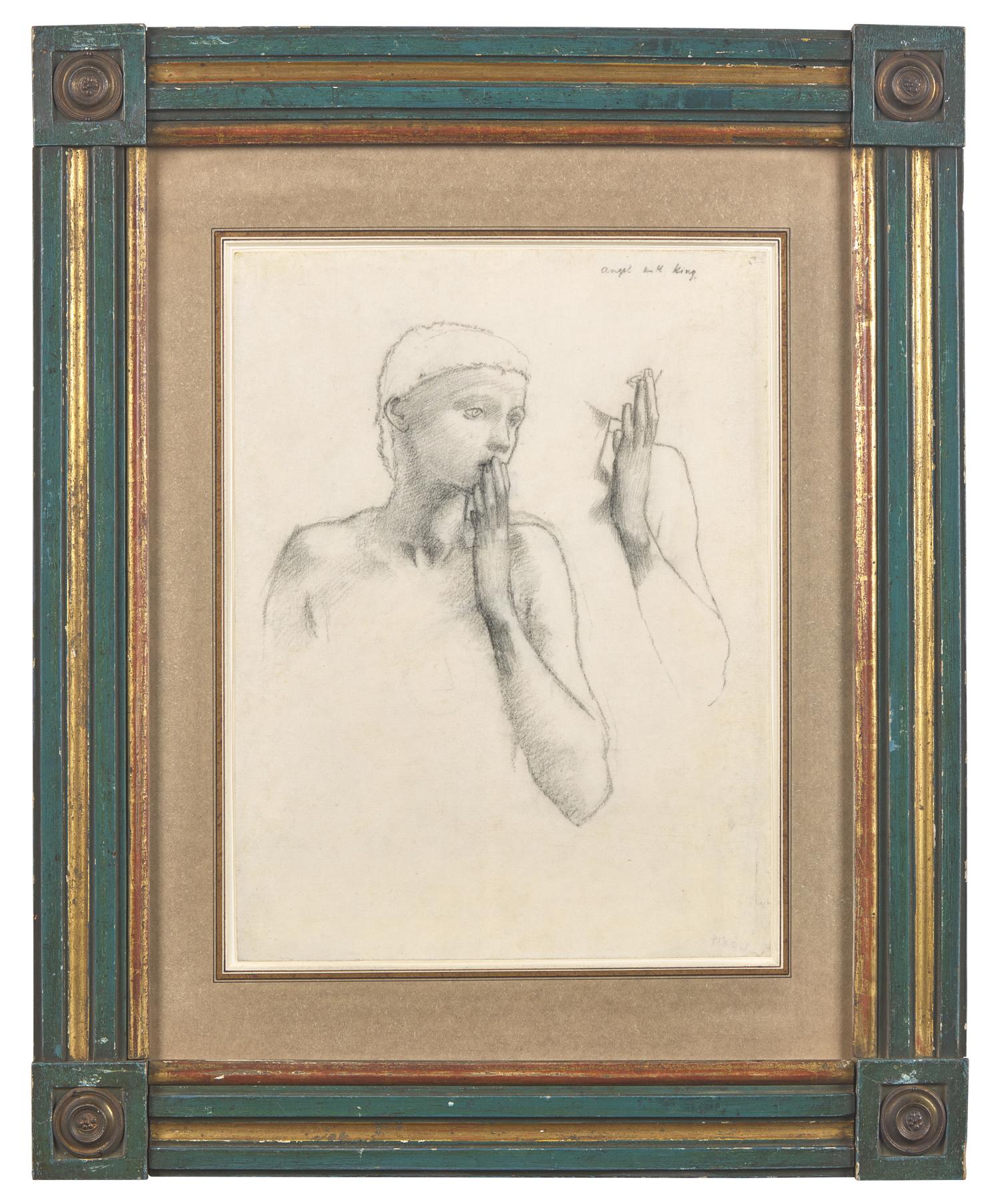 Study for the Figure of an Angel with a Raised Hand