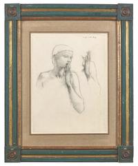 Study for the Figure of an Angel with a Raised Hand