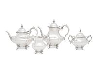 An American Silver Four-Piece Tea and Coffee Service