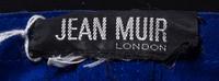 A Jean Muir Royal Blue Suede Coat,