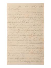 [CIVIL WAR]. War-date letters of Corporal Edwin J. Barden, 7th Regiment Connecticut Volunteer Infantry, combat soldier and later clerk at Headquarters Department of the South, Headquarters X Corps, and Headquarters US Army, Office of Chief Commissary.