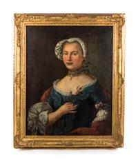 Continental School, (18th/19th Century), Portrait of a Lady in Bonnet