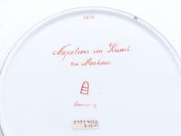 A German Painted and Parcel Gilt Napoleonic Porcelain Cabinet Plate
