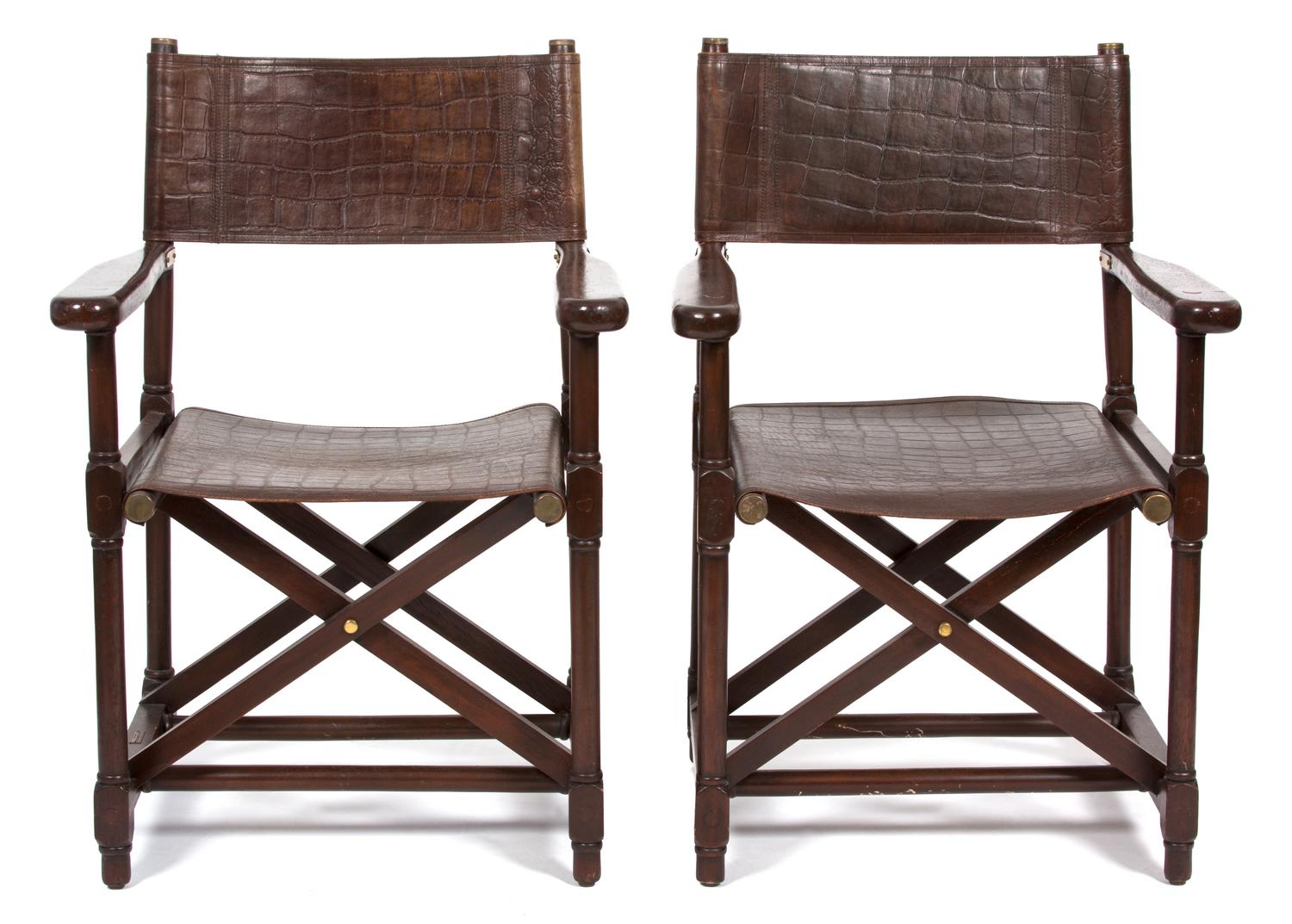A Pair of Stiles Brothers Serengetti Armchairs — 20TH CENTURY