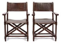 A Pair of Stiles Brothers Serengetti Armchairs — 20TH CENTURY