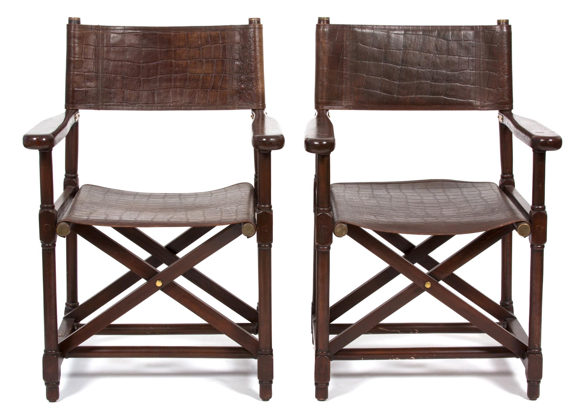 A Pair of Stiles Brothers Serengetti Armchairs — 20TH CENTURY