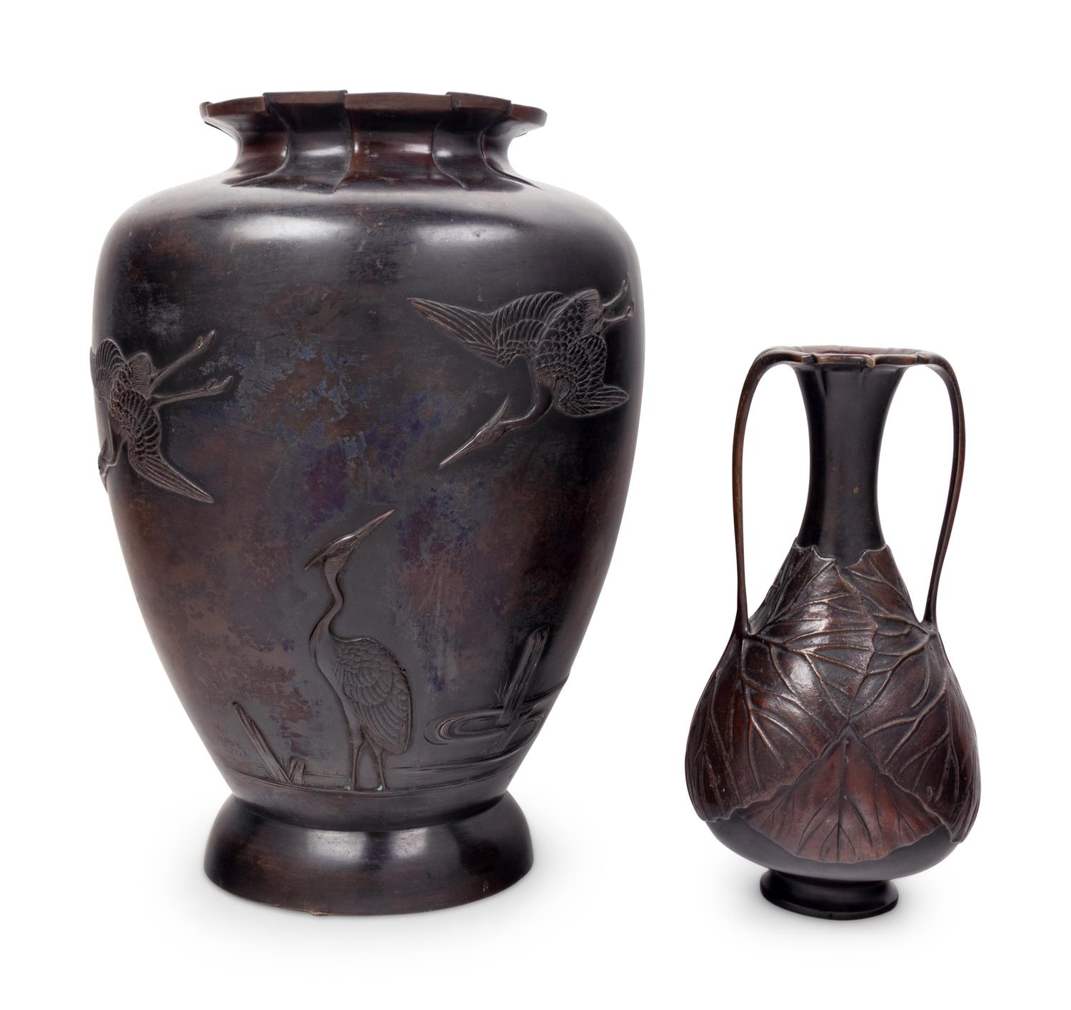 Two Bronze Vases