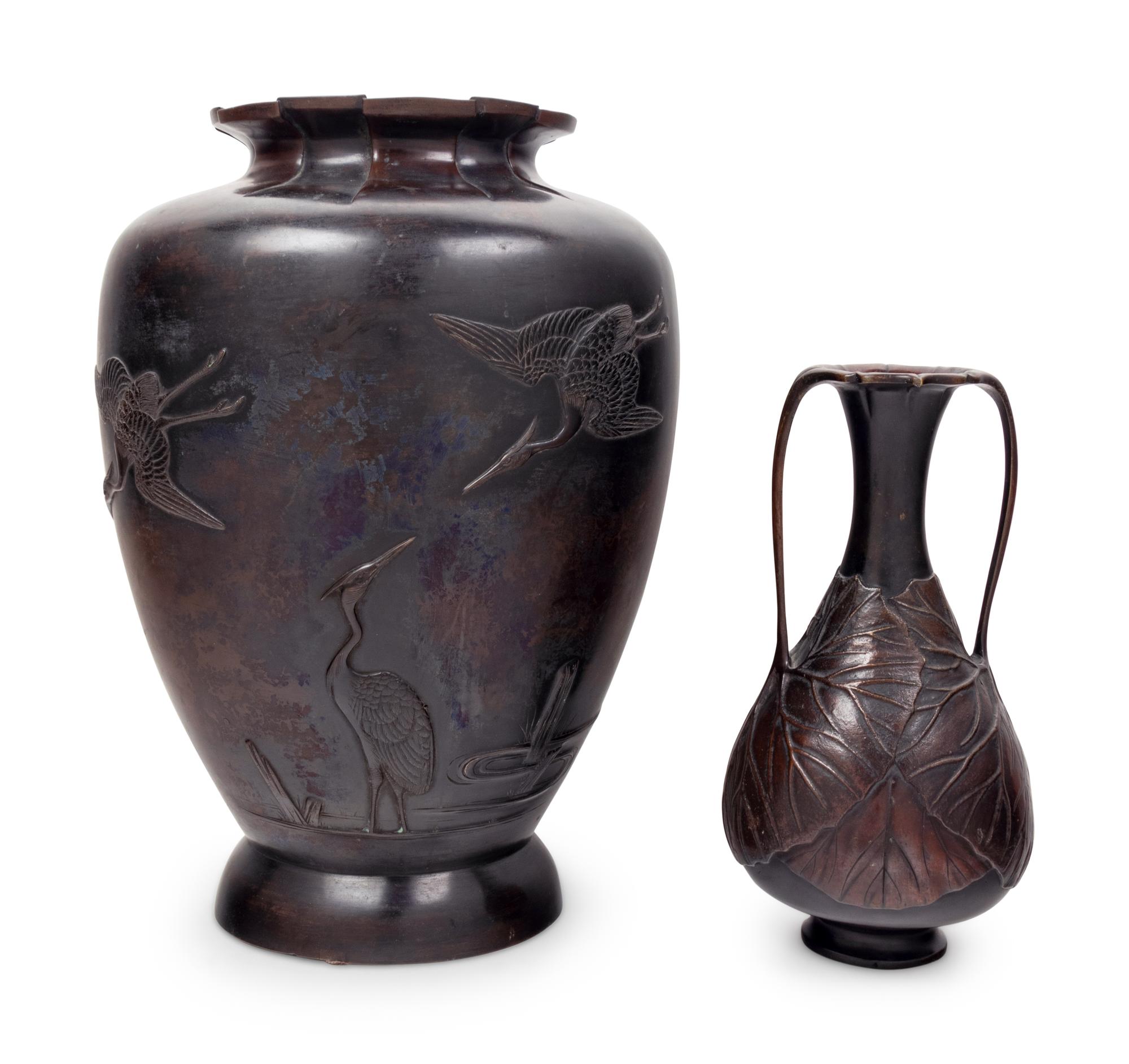 Two Bronze Vases
