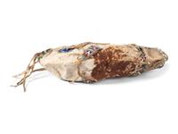 Sioux Beaded Hide Calf Head Bag