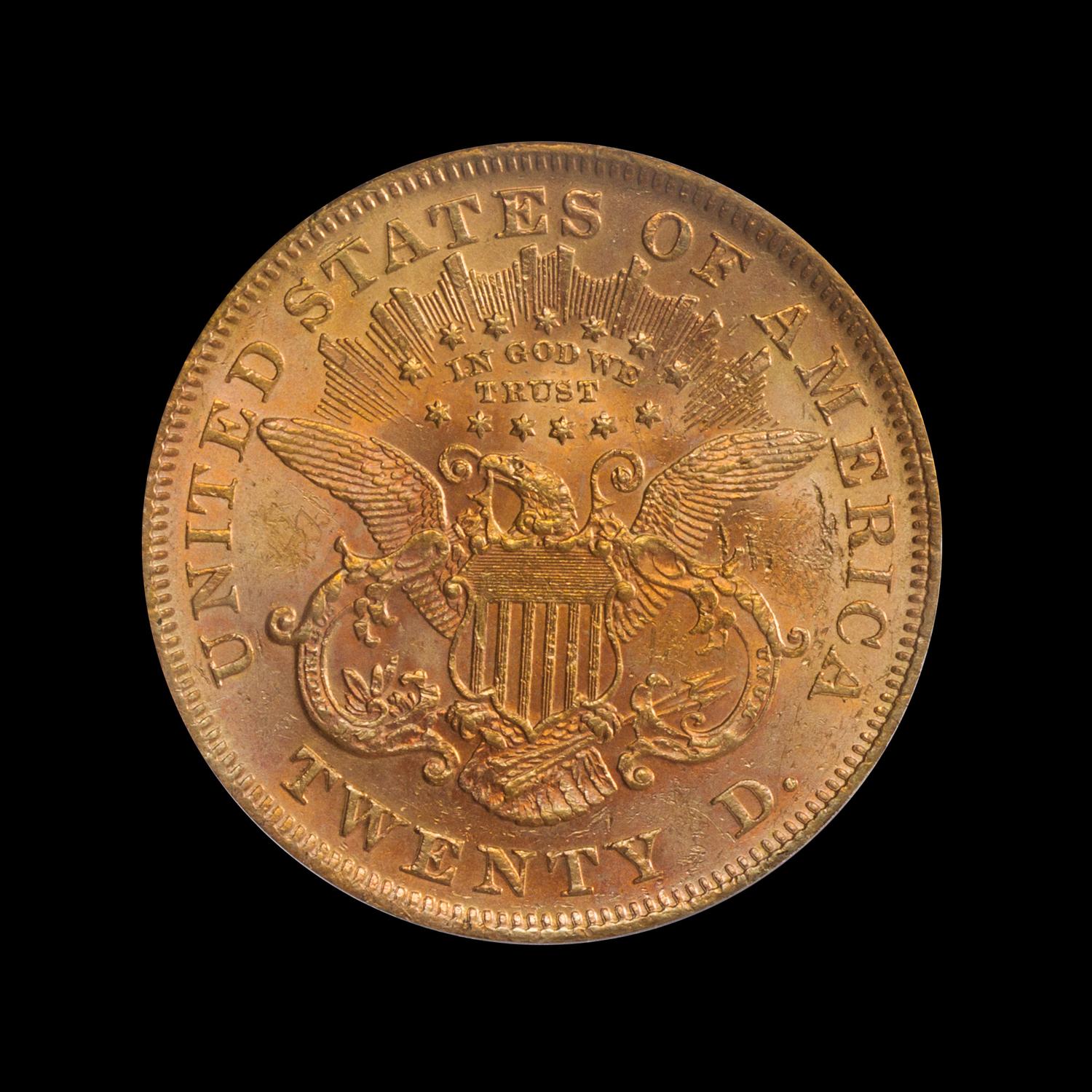 A United States 1873 Liberty Head: Closed 3 $20 Gold Coin