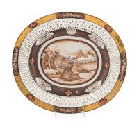 A Chinese Export Porcelain Reticulated Tray