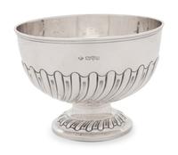 An Edwardian Silver Rose Bowl