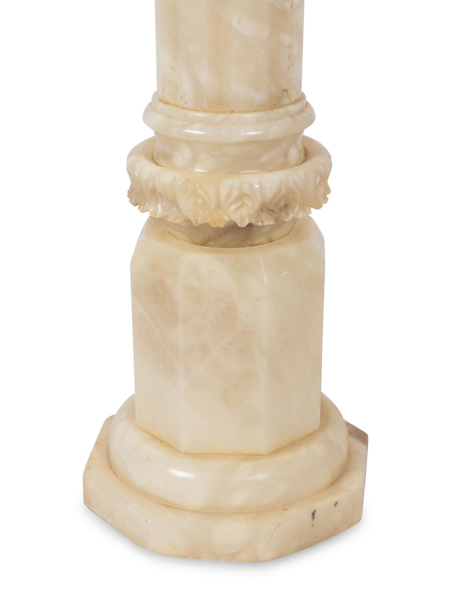 A Continental Marble Pedestal