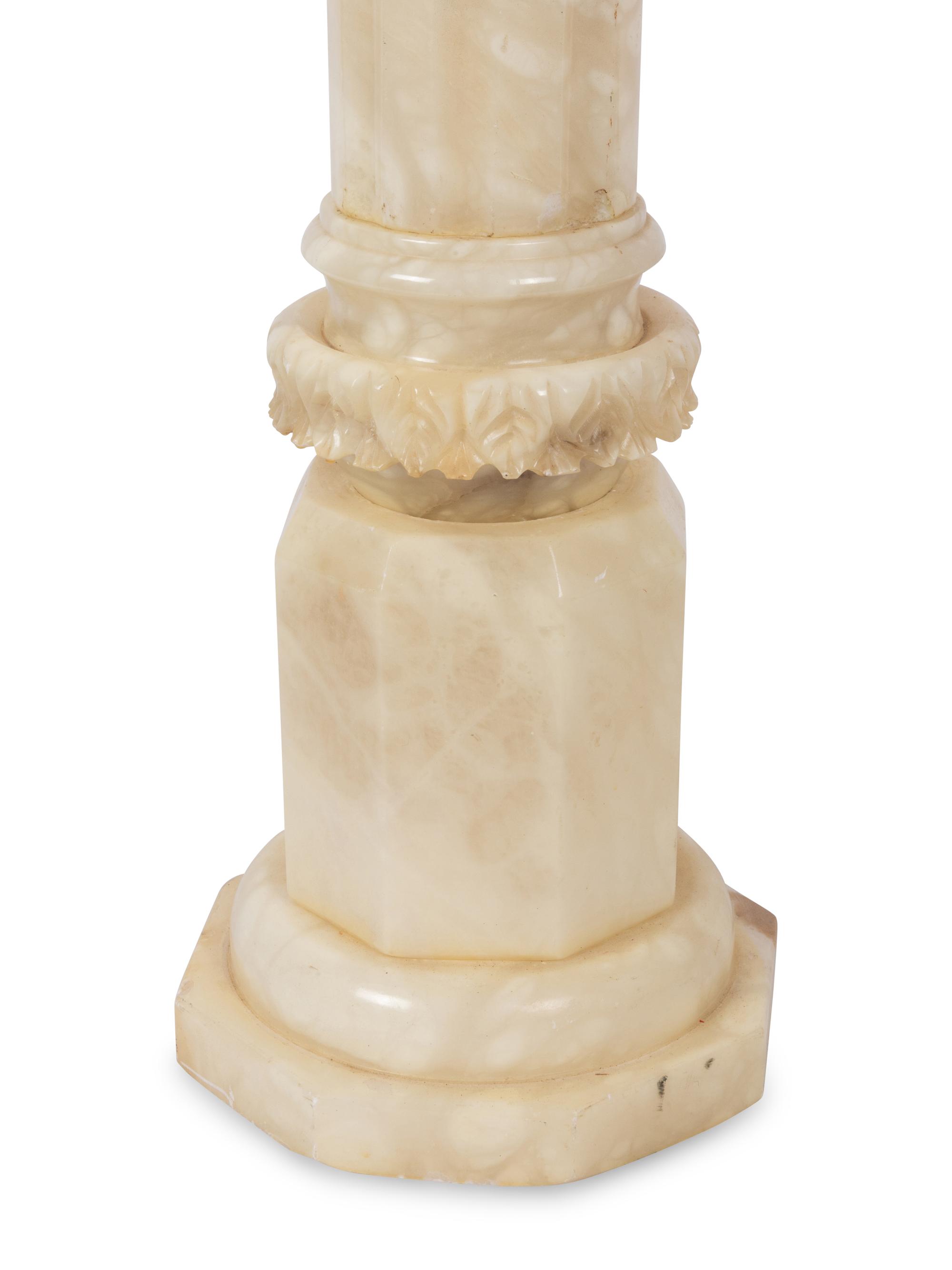 A Continental Marble Pedestal