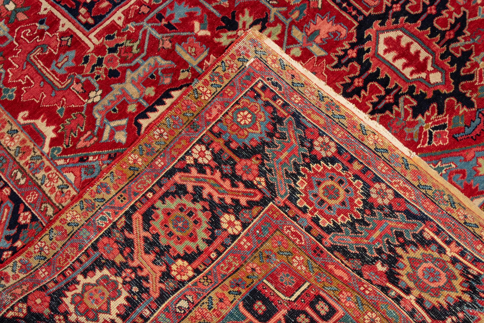 A Heriz Wool Rug
