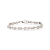 PLATINUM AND DIAMOND BRACELET