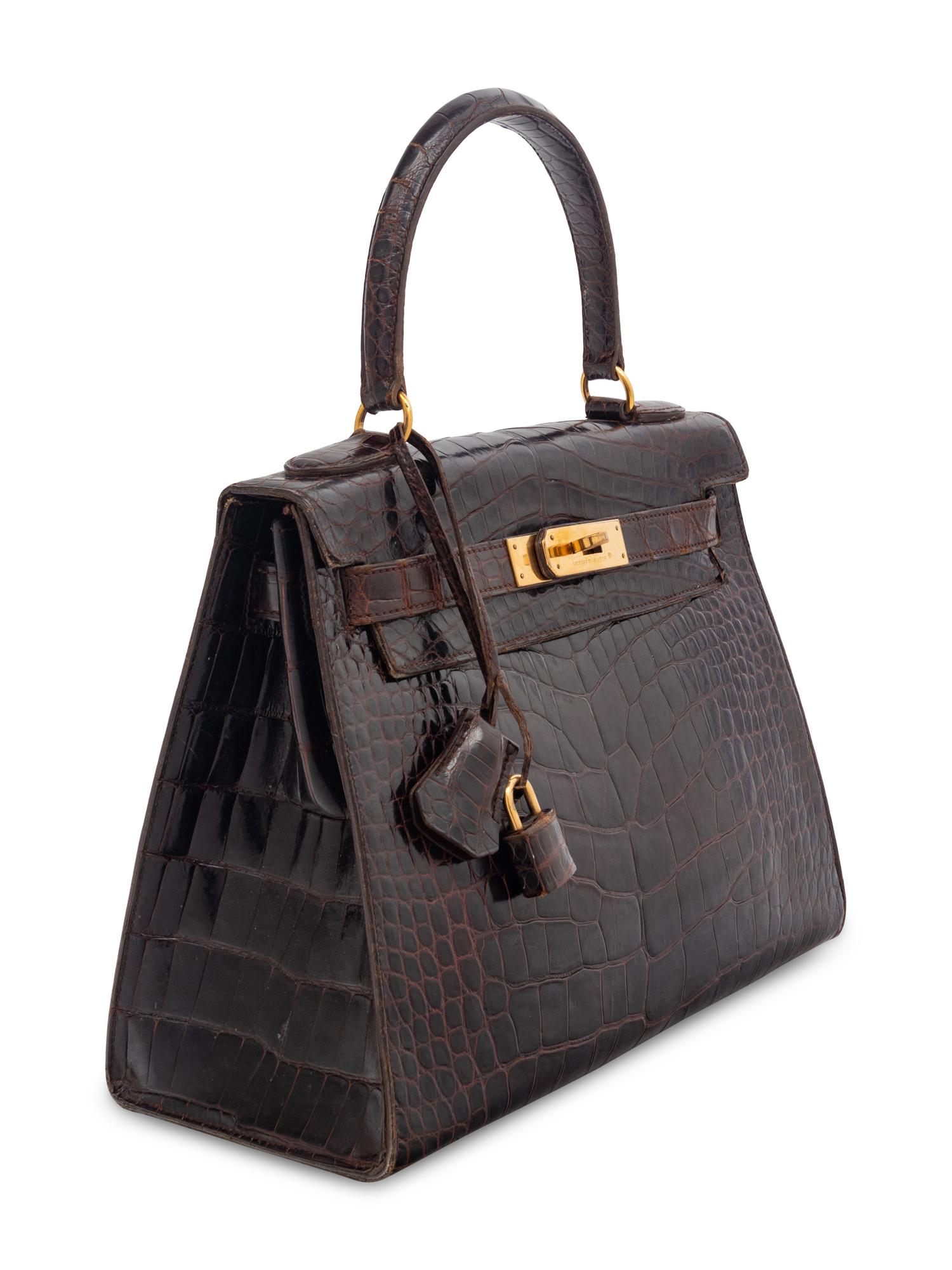 HERMÈS, CROCODILE KELLY 28