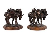 Two Works: Two Pack Mules , edition 5/500 and 20/500