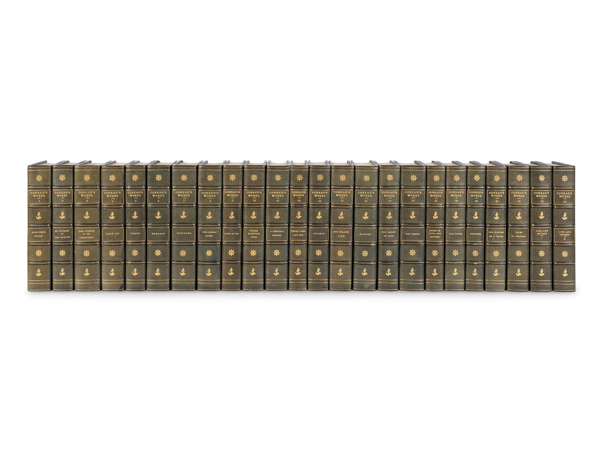CONRAD, Joseph (1857-1924). The Works of Joseph Conrad . Garden City, New York: Doubleday, Page & Company, 1920-1926.