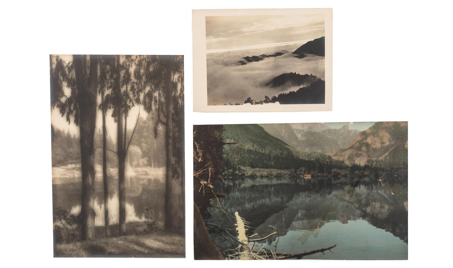 [WESTERN AMERICANA]. A group of western etchings, prints and photographs, and an 1890 manuscript letter detailing the incredible natural beauty of Wagon Wheel Gap, Colorado.