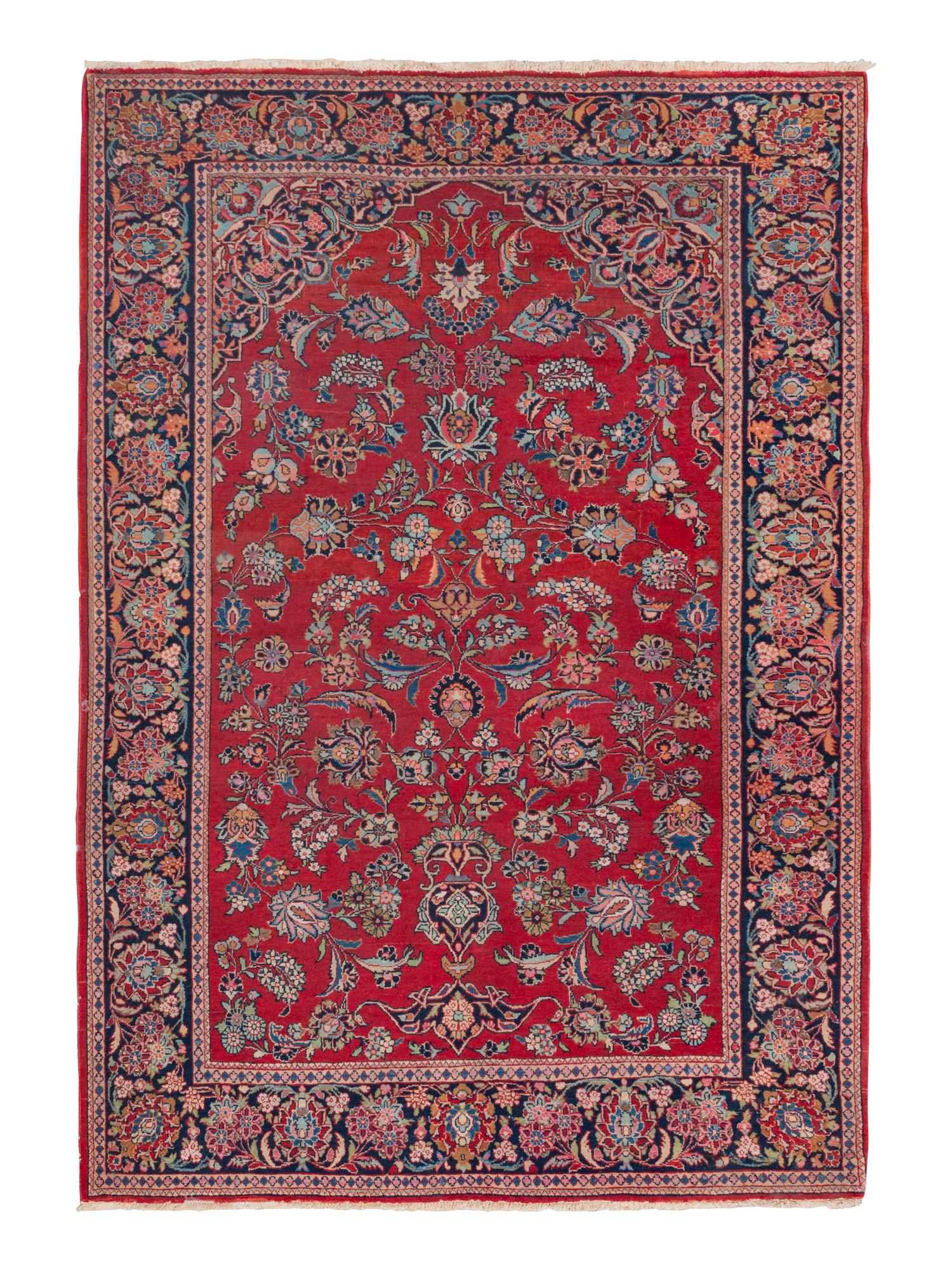 A Kashan Rug — CIRCA 1920