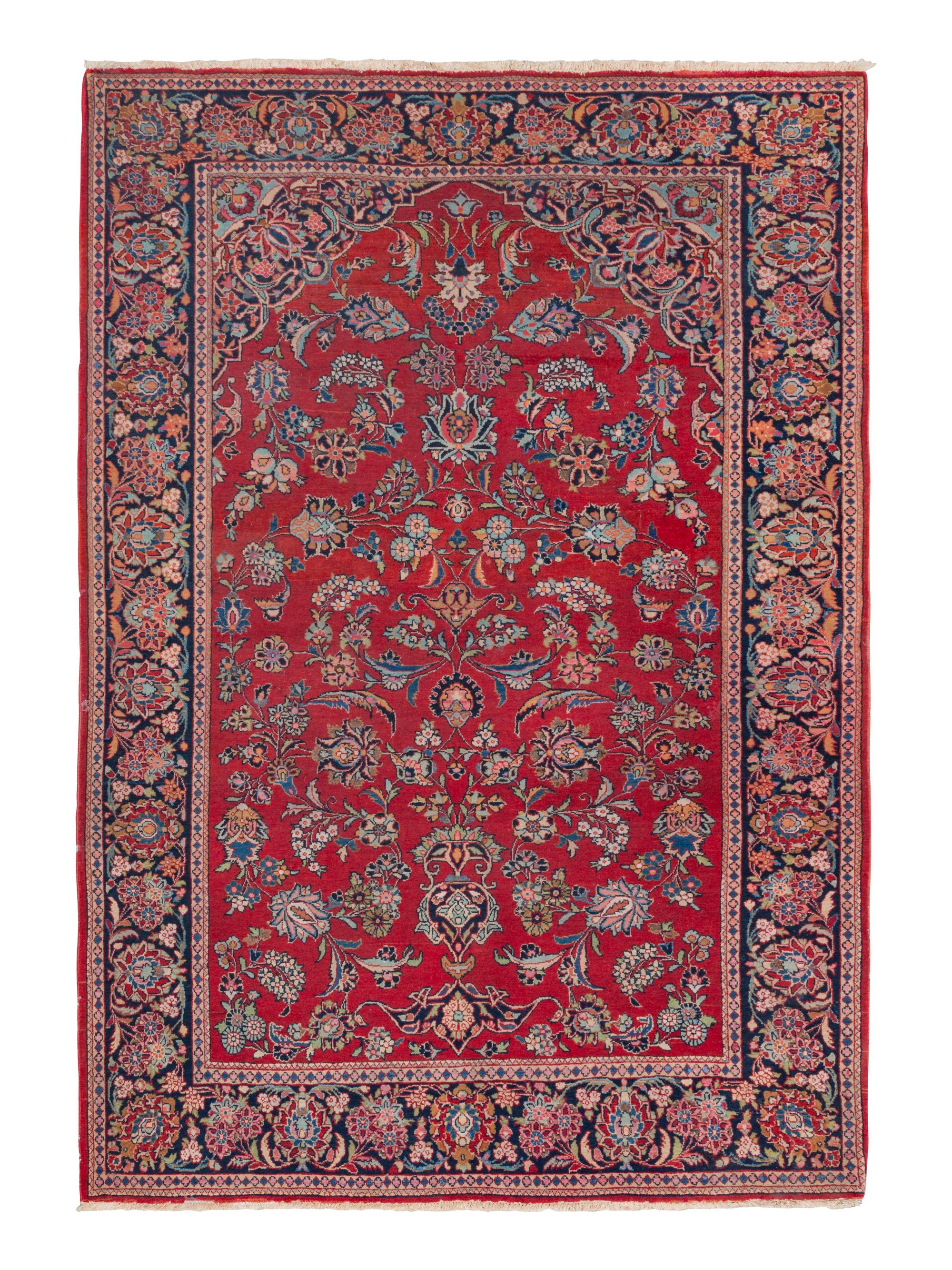 A Kashan Rug — CIRCA 1920