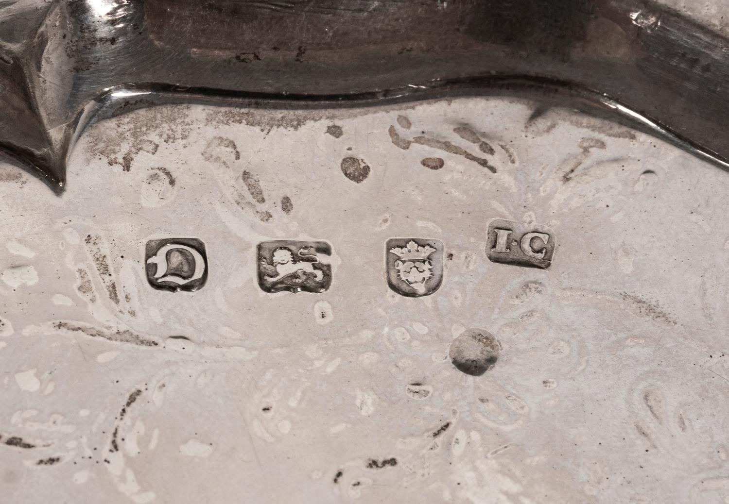 An 18th Century English Silver Salver