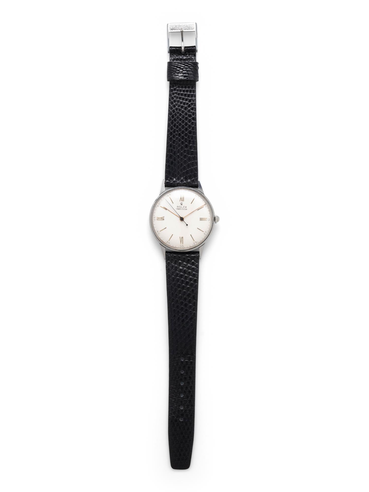 ROLEX, REF. 4363 STAINLESS STEEL 'PRECISION' WRISTWATCH