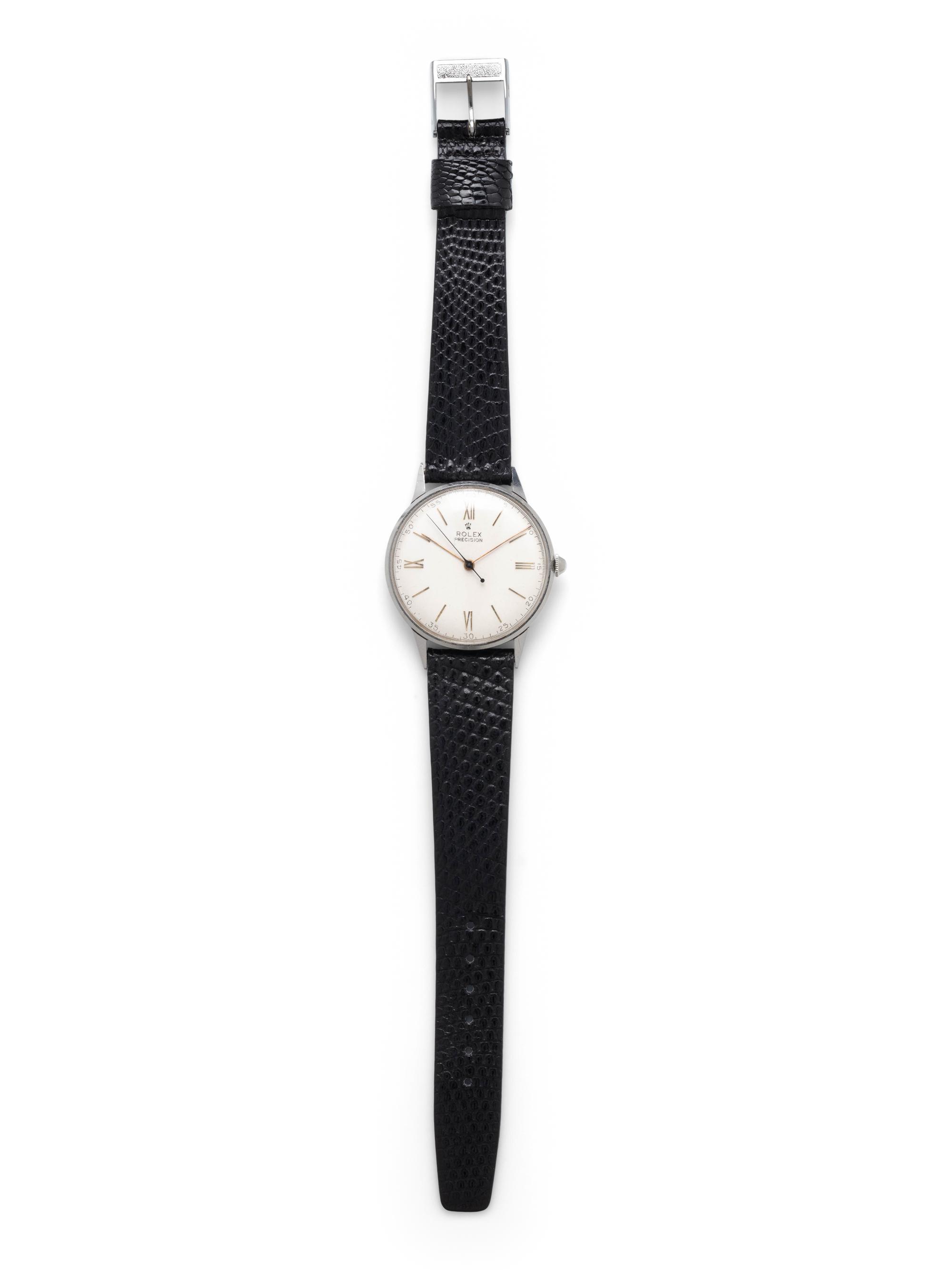 ROLEX, REF. 4363 STAINLESS STEEL 'PRECISION' WRISTWATCH