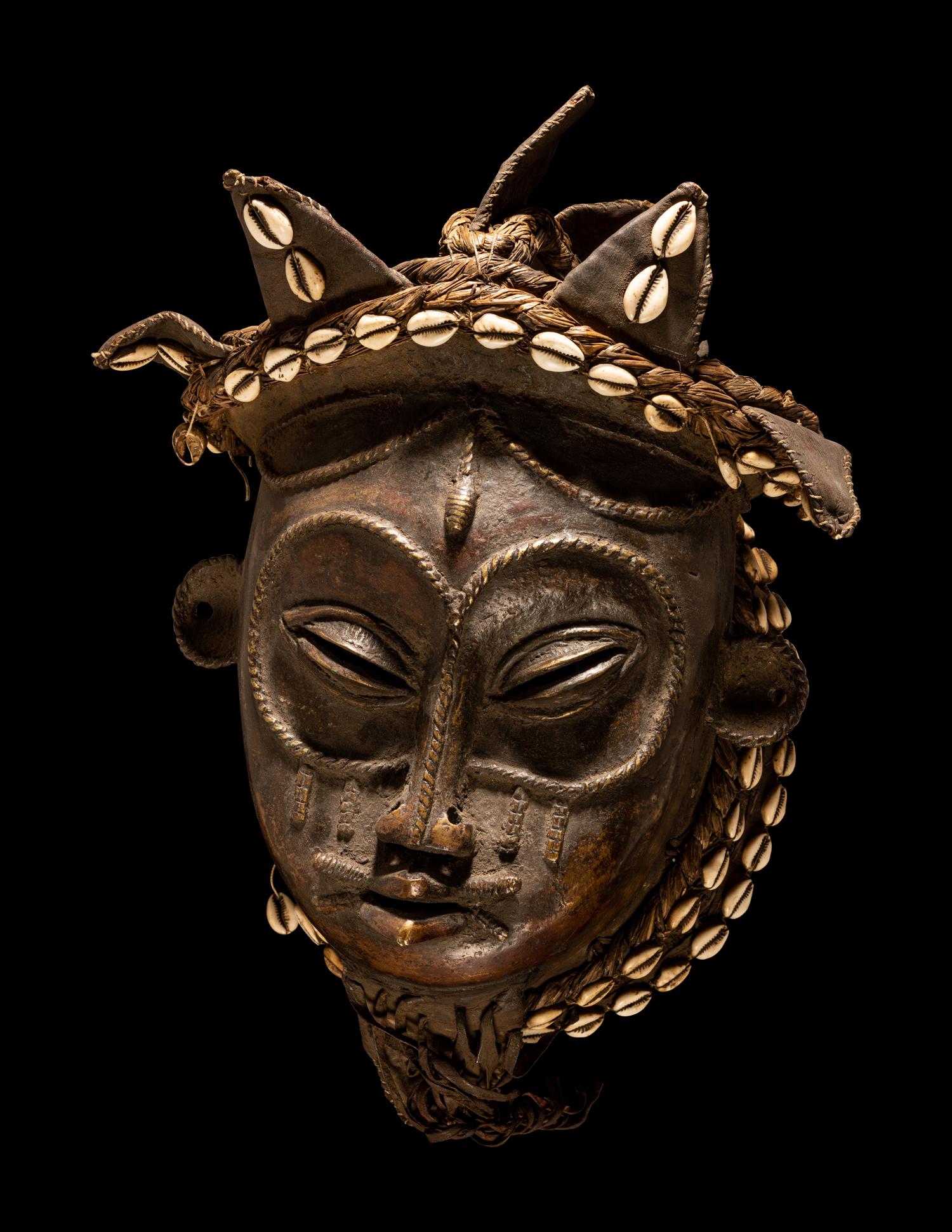 A Chokwe Bronze Mask