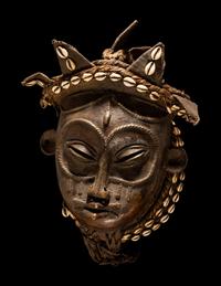 A Chokwe Bronze Mask