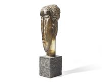 Style of Amedeo Modigliani, Sculpture of woman’s head, 20th century