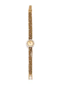 CHOPARD, 18K YELLOW GOLD AND DIAMOND WRISTWATCH