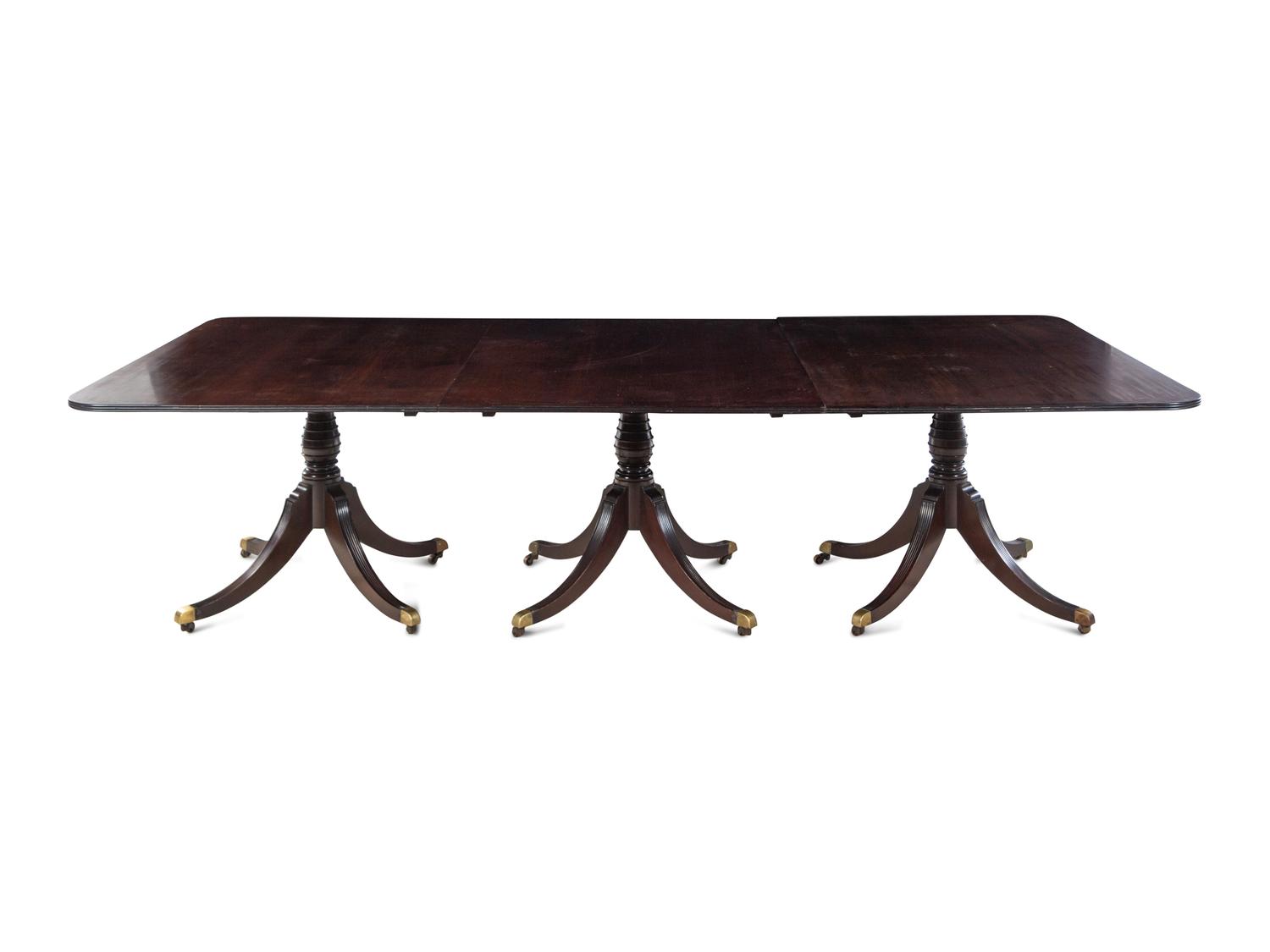 A George III Style Mahogany Dining Table
