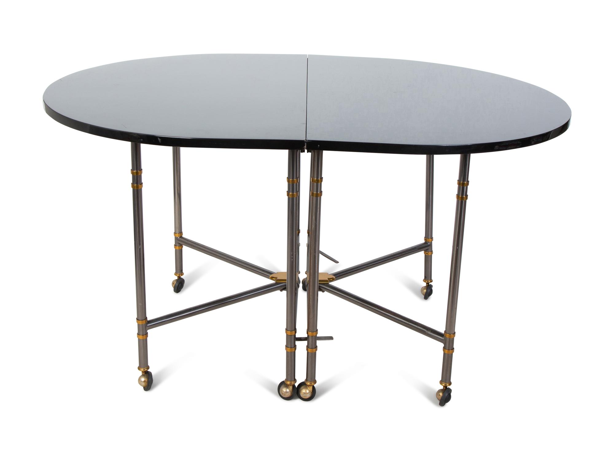 A Maison Jansen Royale Folding Dining Table — SECOND HALF 20TH CENTURY