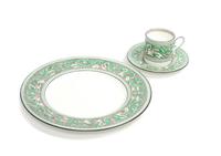 A Wedgwood Porcelain Partial Dessert Service Diameter of first 8 7/8 inches.