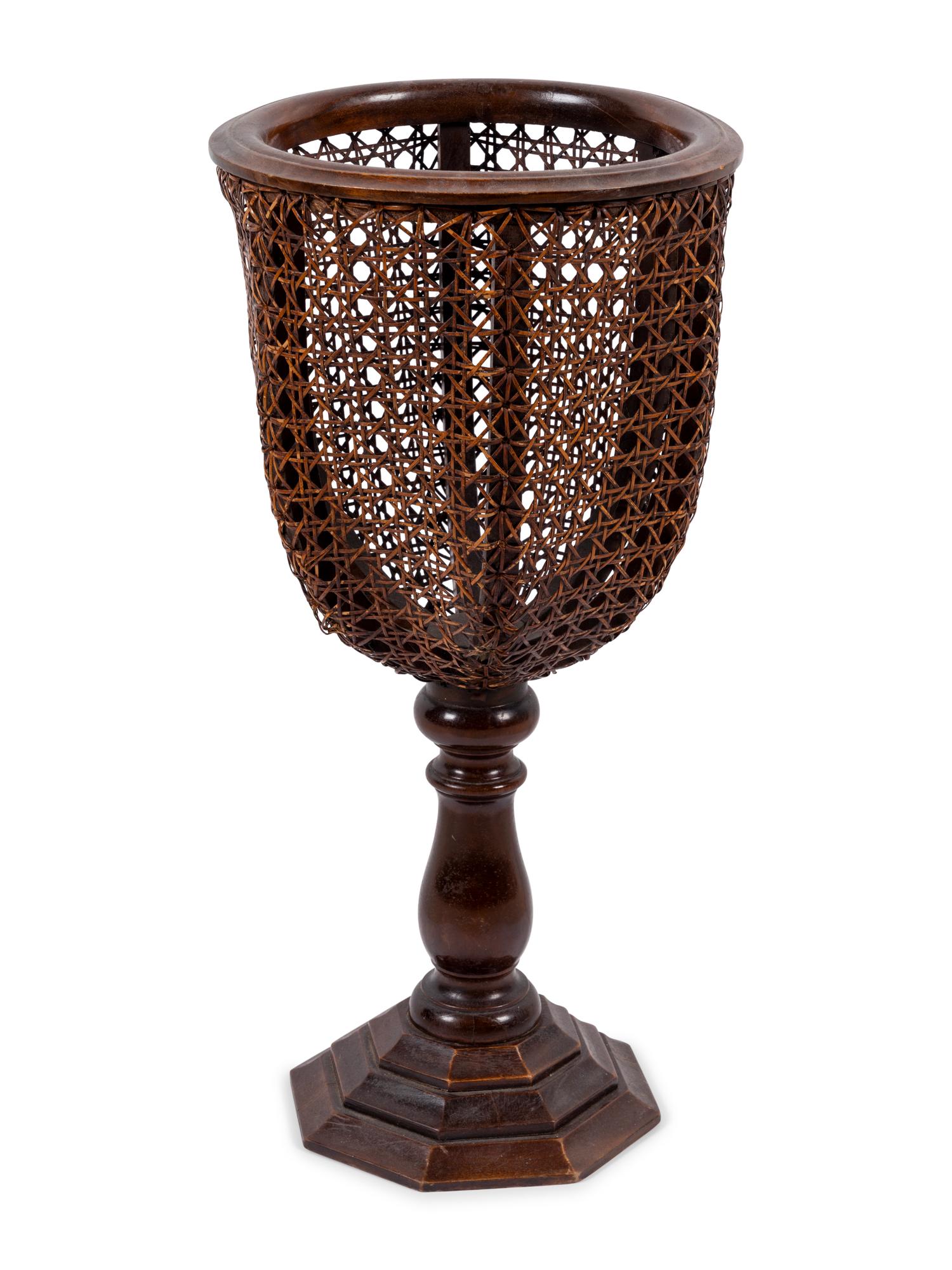 A Wicker Planter