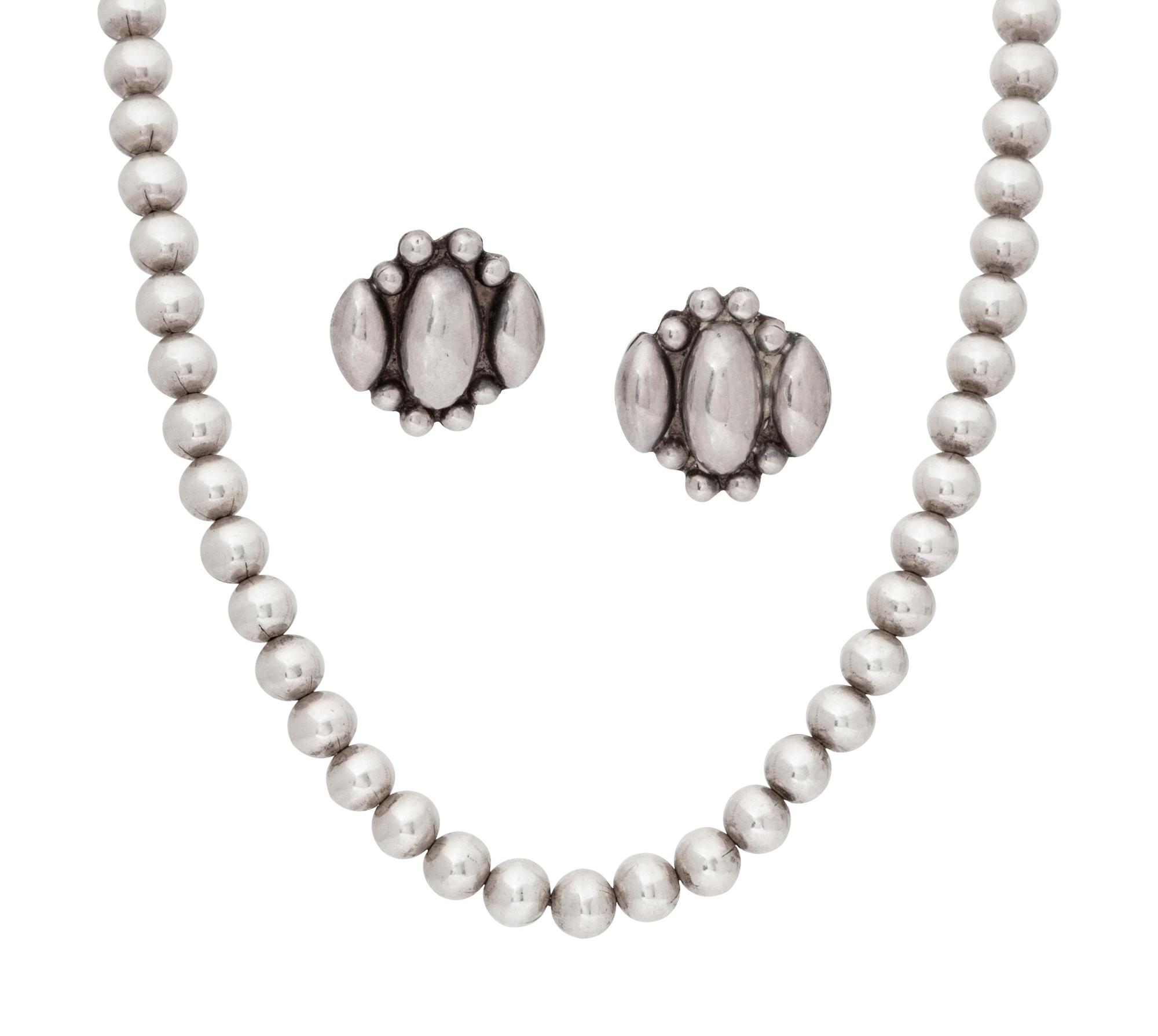 A Collection of Silver Jewelry,
