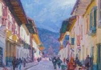 Mark Daily, (American, b. 1944), Cuzco Vista