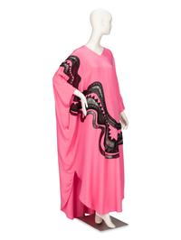 Emilio Pucci, Lace-Embellished Pink Silk Kaftan