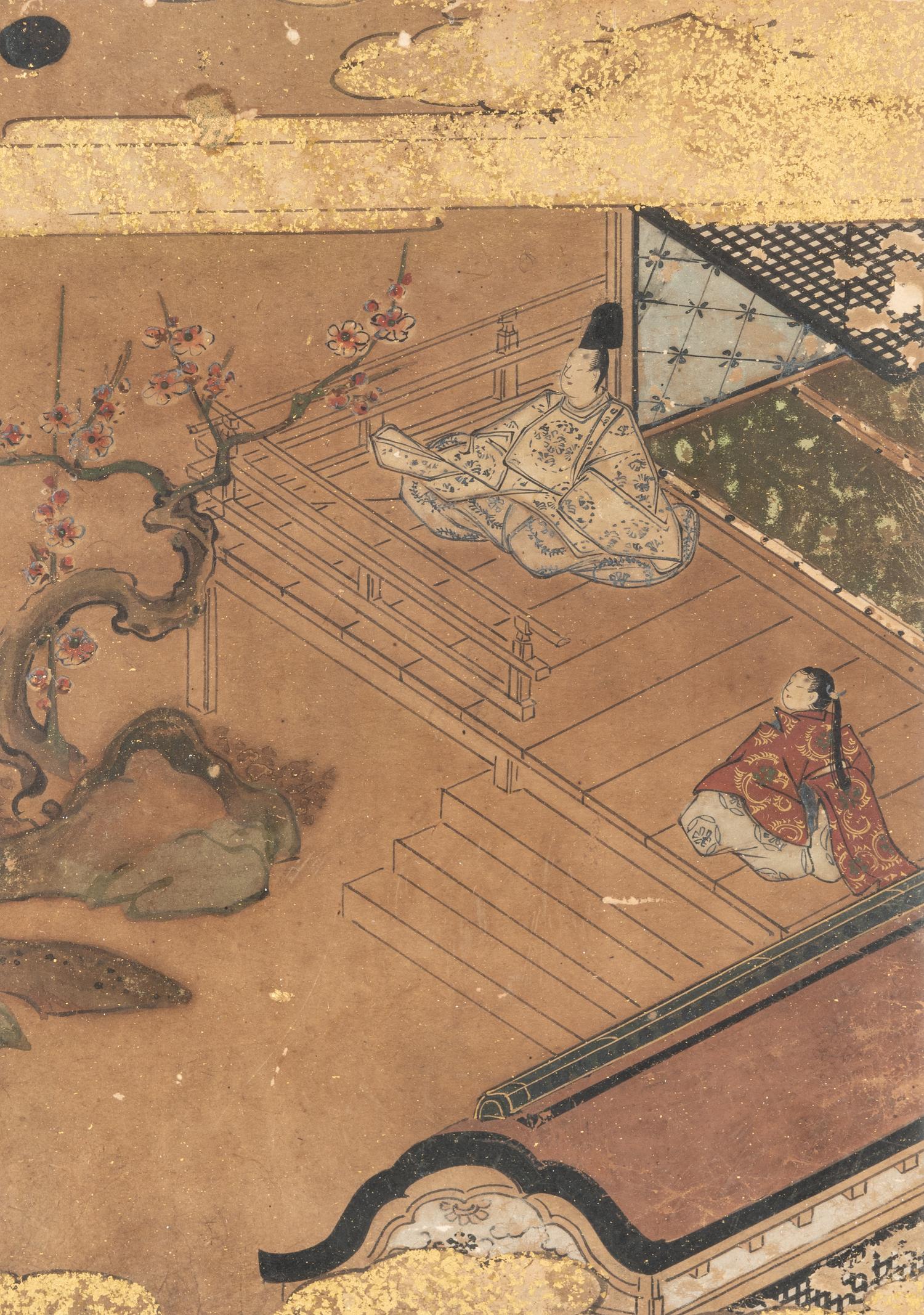 Two Paintings and a Japanese Fan