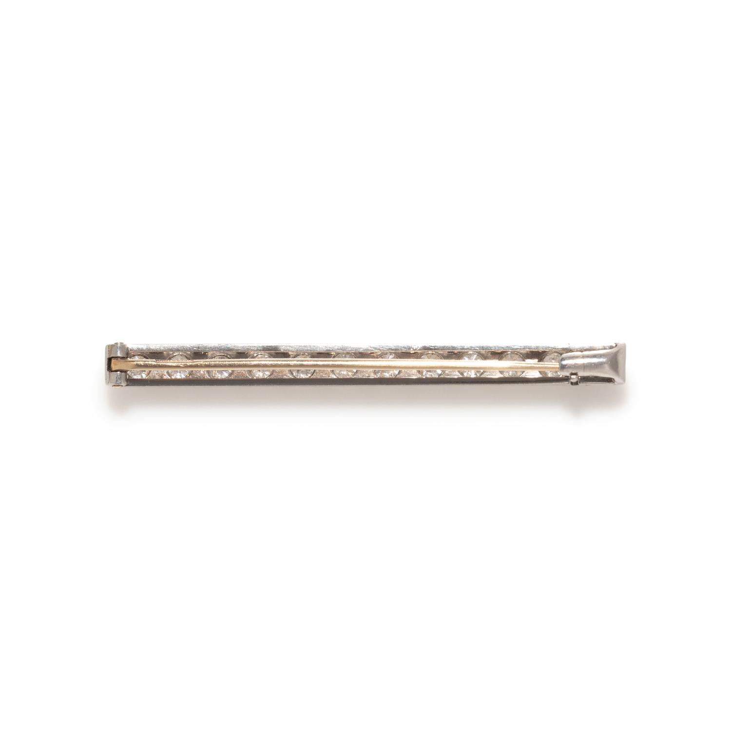 TIFFANY & CO., DIAMOND BAR BROOCH