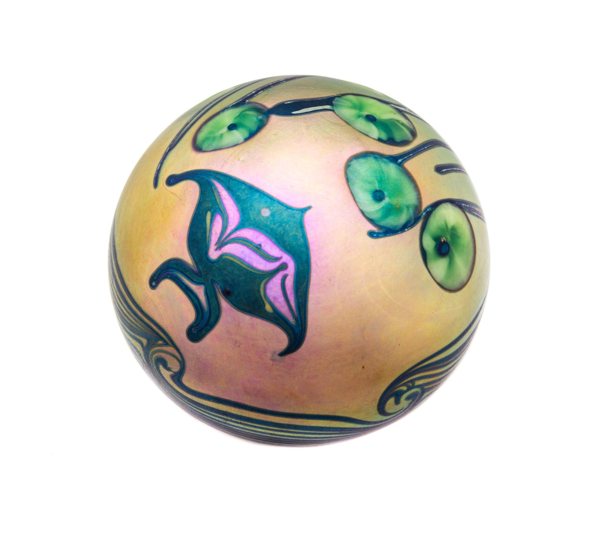 Orient & Flume, Chico, California, a fish paperweight, 1977