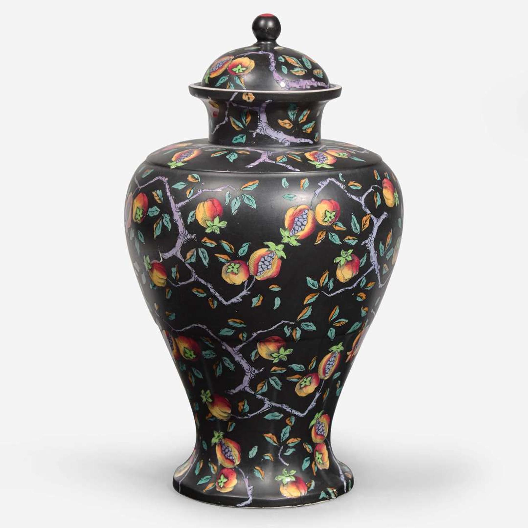A Wedgwood Queensware Vase and Cover UK, circa 1910