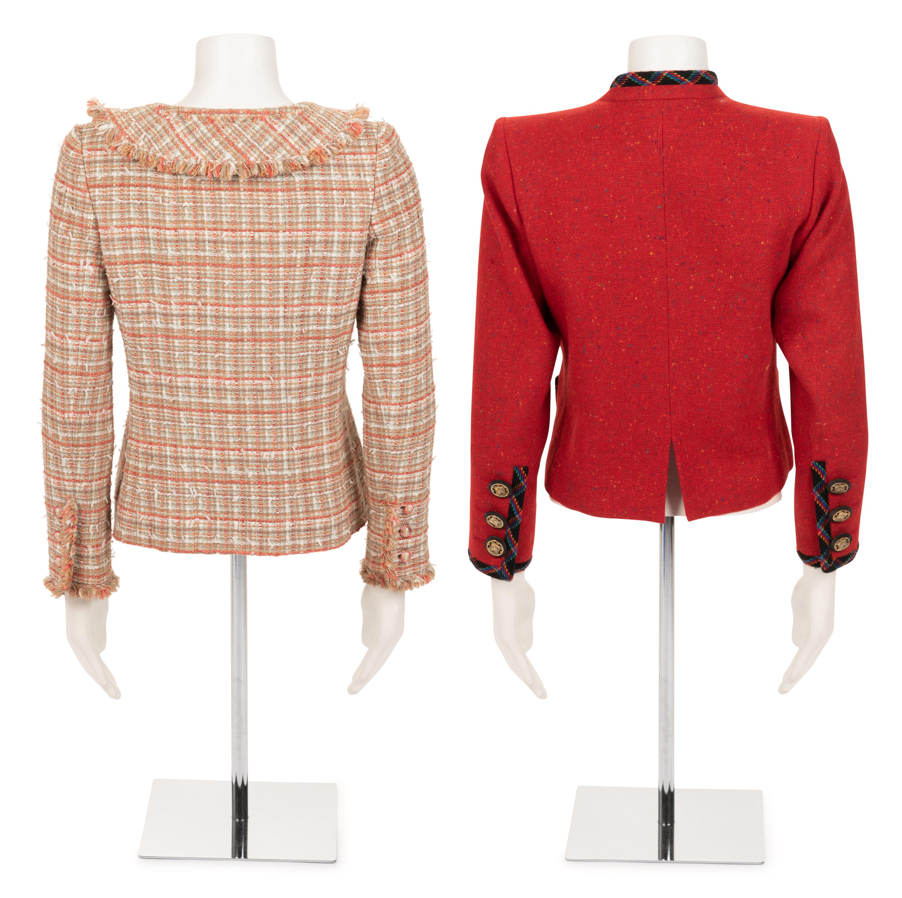 Two Designer Jackets: One Chanel and One Yves Saint Laurent, 1980s-2004